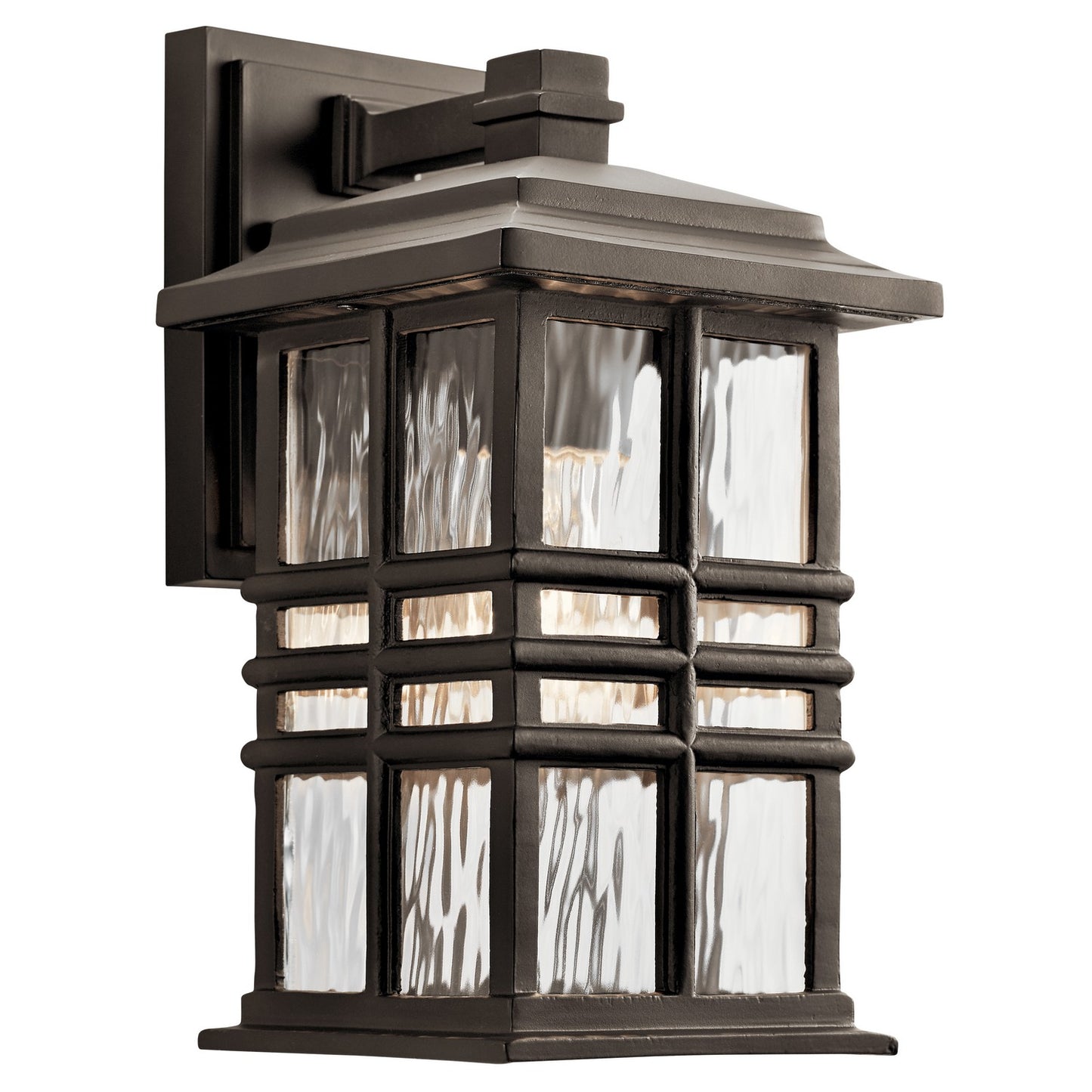 Beacon Square One Light Outdoor Wall Mount in Olde Bronze