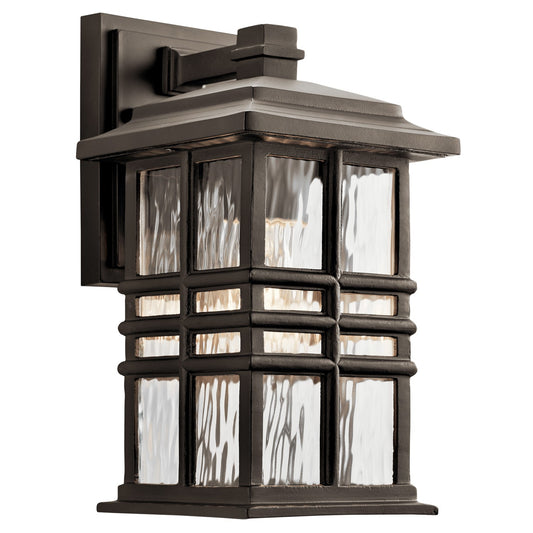Beacon Square One Light Outdoor Wall Mount in Olde Bronze