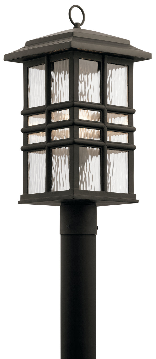 Beacon Square One Light Outdoor Post Mount in Olde Bronze