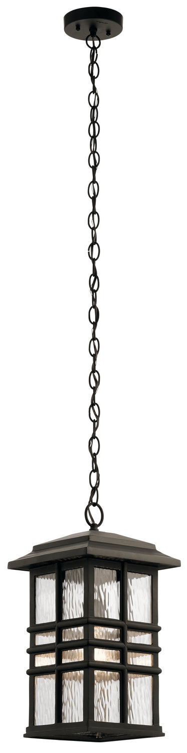 Beacon Square One Light Outdoor Pendant in Olde Bronze