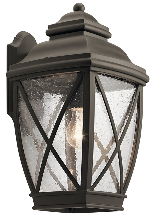 Tangier One Light Outdoor Wall Mount in Olde Bronze