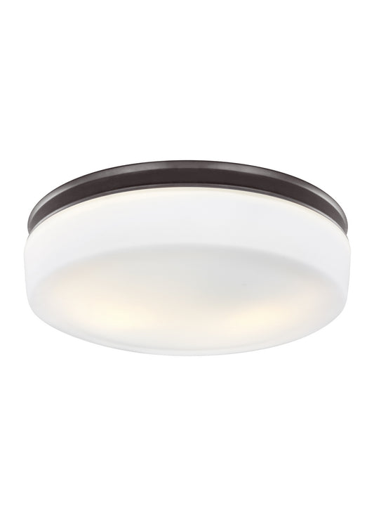 Issen Two Light Flush Mount in Oil Rubbed Bronze