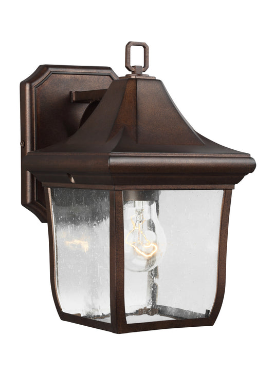 Oakmont One Light Outdoor Wall Lantern in Patina Bronze