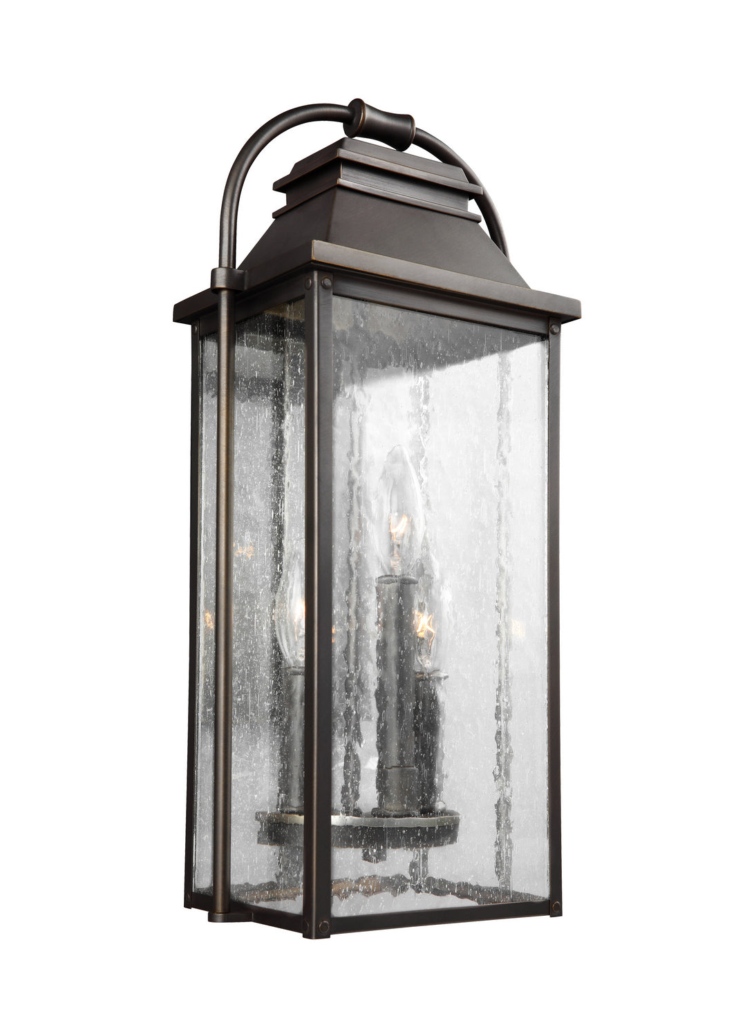 Wellsworth Three Light Lantern in Antique Bronze
