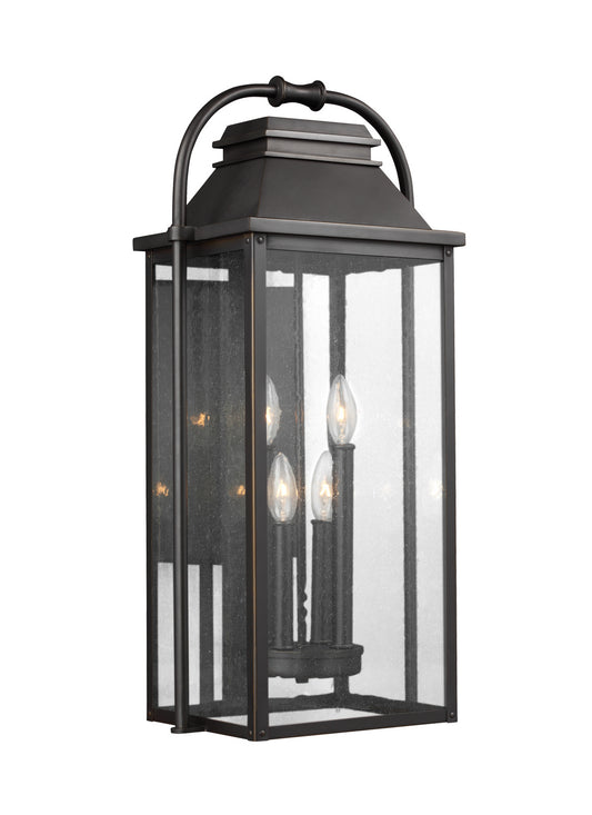 Wellsworth Four Light Lantern in Antique Bronze