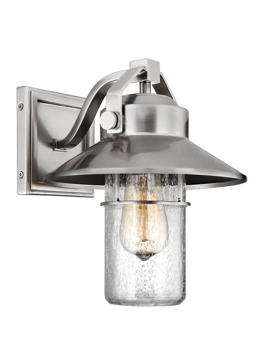 Boynton One Light Lantern in Painted Brushed Steel