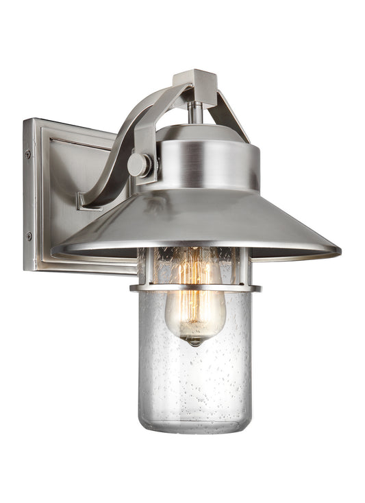 Boynton One Light Lantern in Painted Brushed Steel