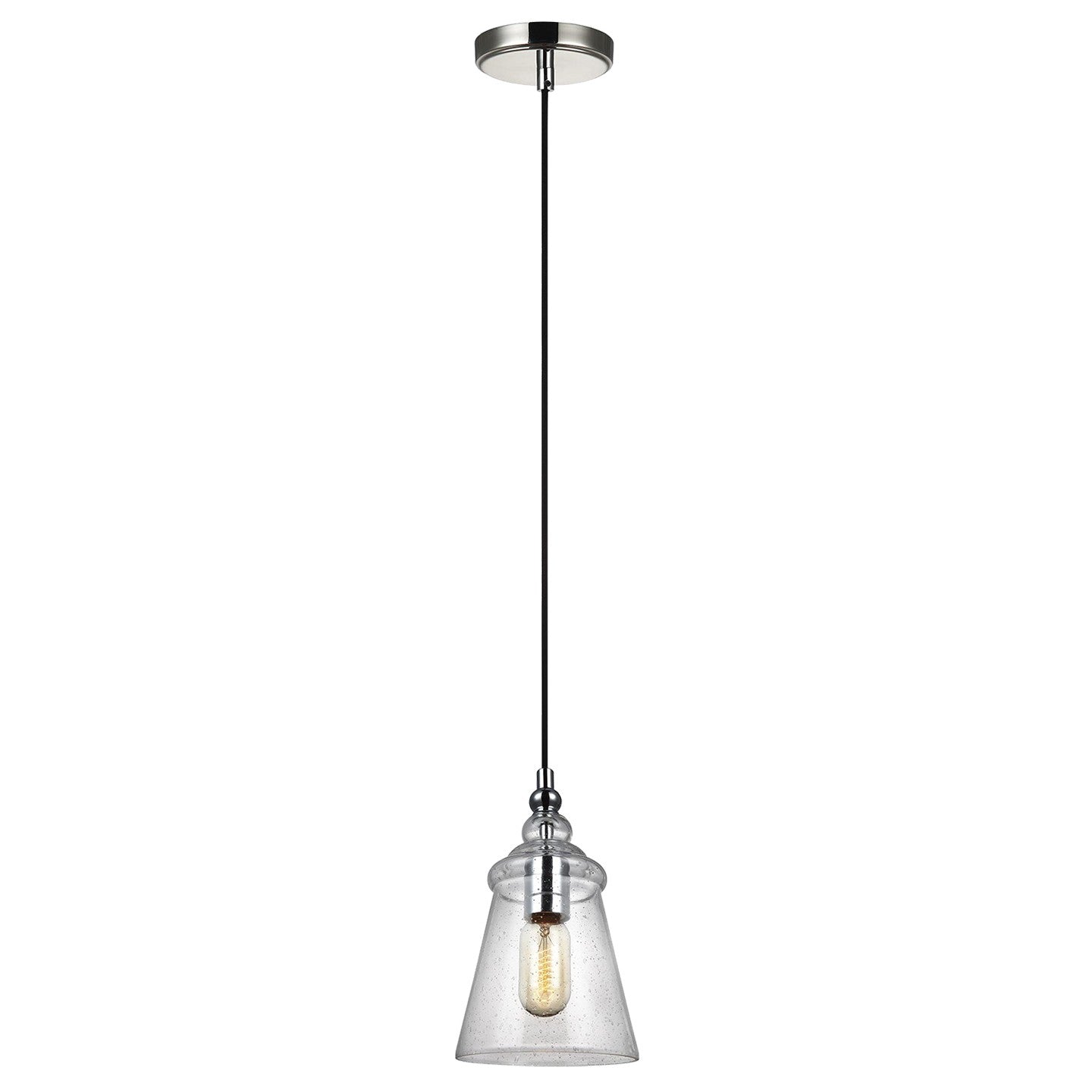 Loras One Light Pendant in Chrome