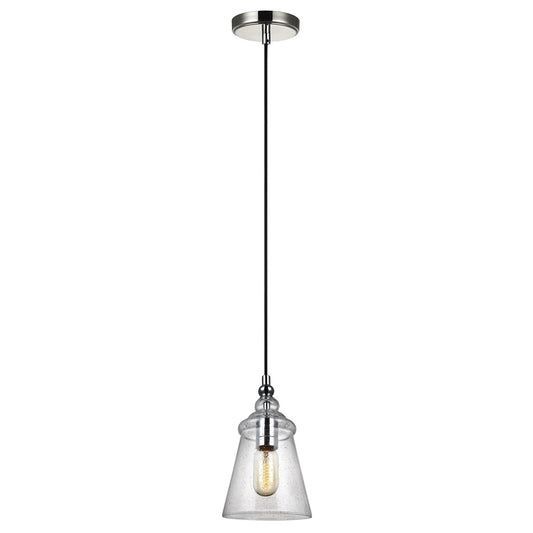 Loras One Light Pendant in Chrome