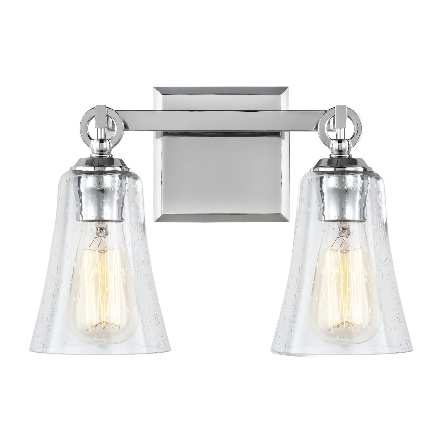 Monterro Two Light Vanity in Chrome