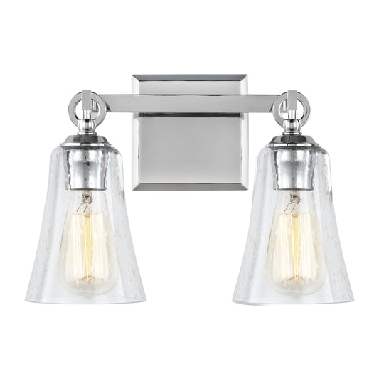 Monterro Two Light Vanity in Chrome