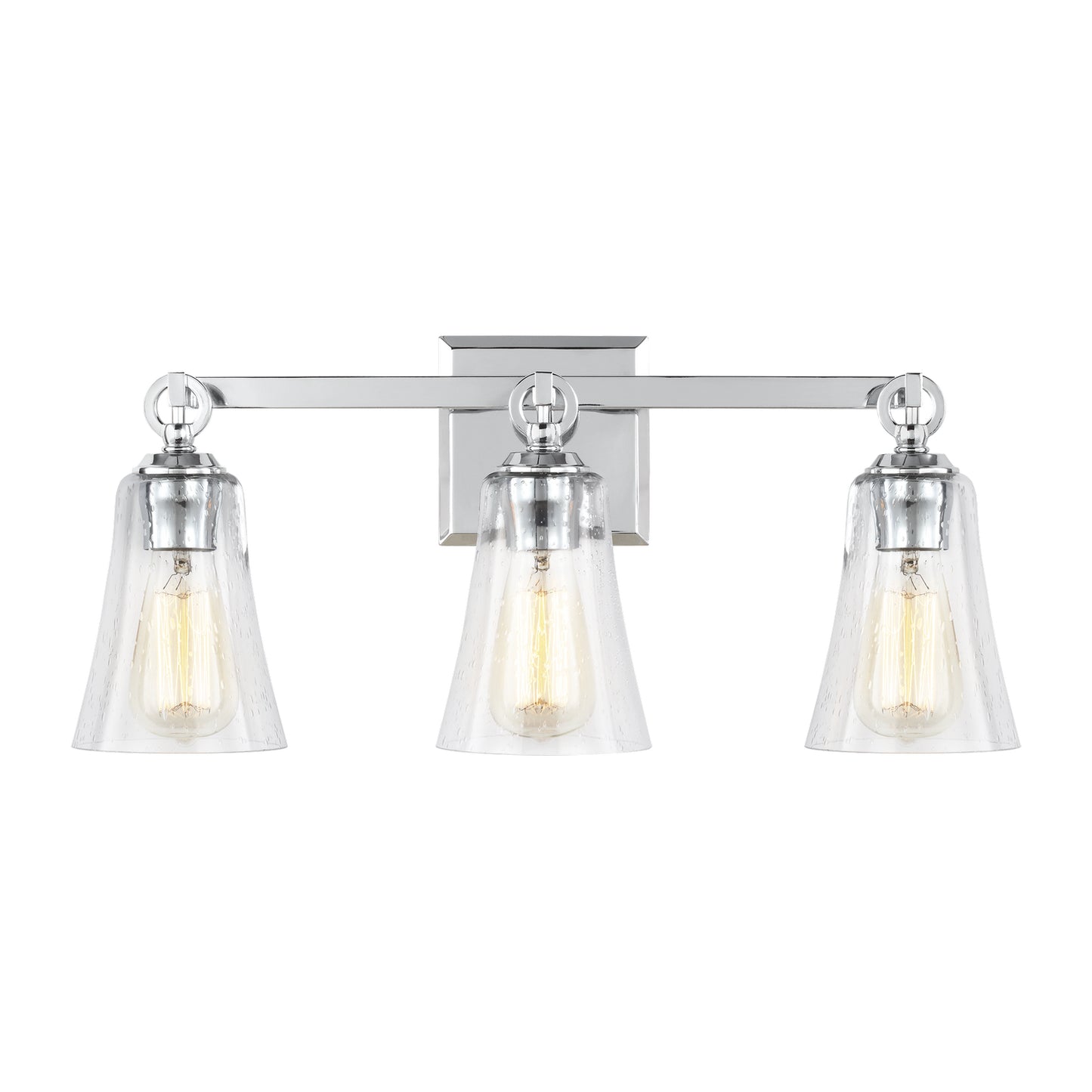 Monterro Three Light Vanity in Chrome
