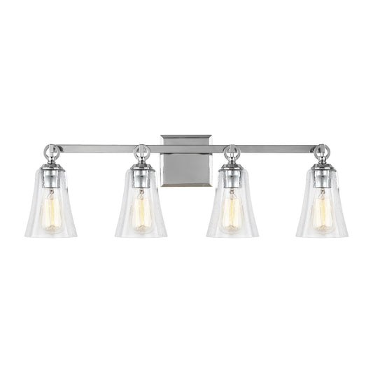 Monterro Four Light Vanity in Chrome