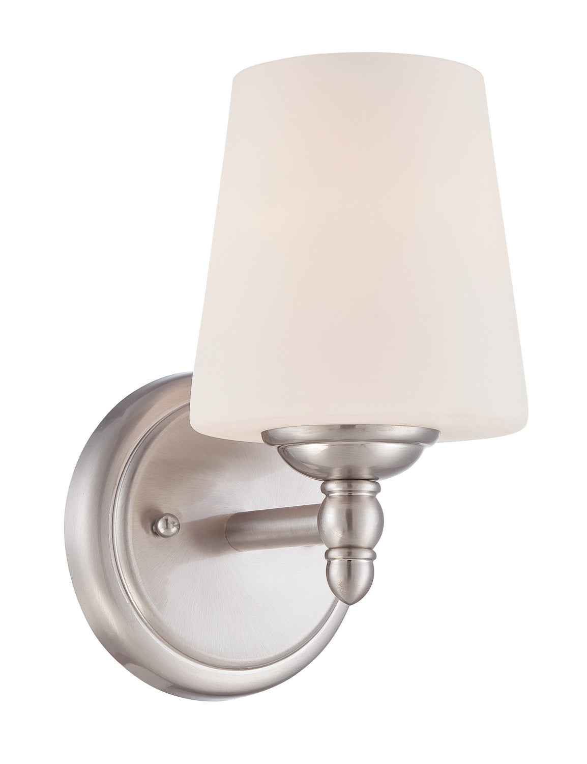 Darcy One Light Wall Sconce in Brushed Nickel