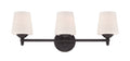 Darcy Three Light Bath Bar in Oil Rubbed Bronze
