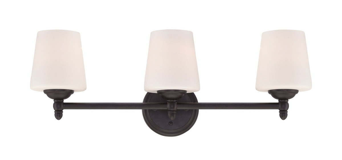 Darcy Three Light Bath Bar in Oil Rubbed Bronze