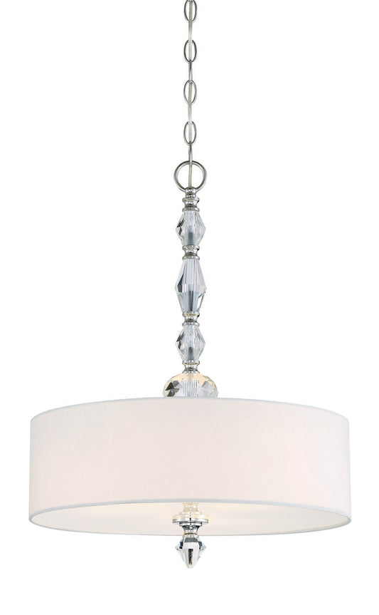 Evi Three Light Pendant in Chrome