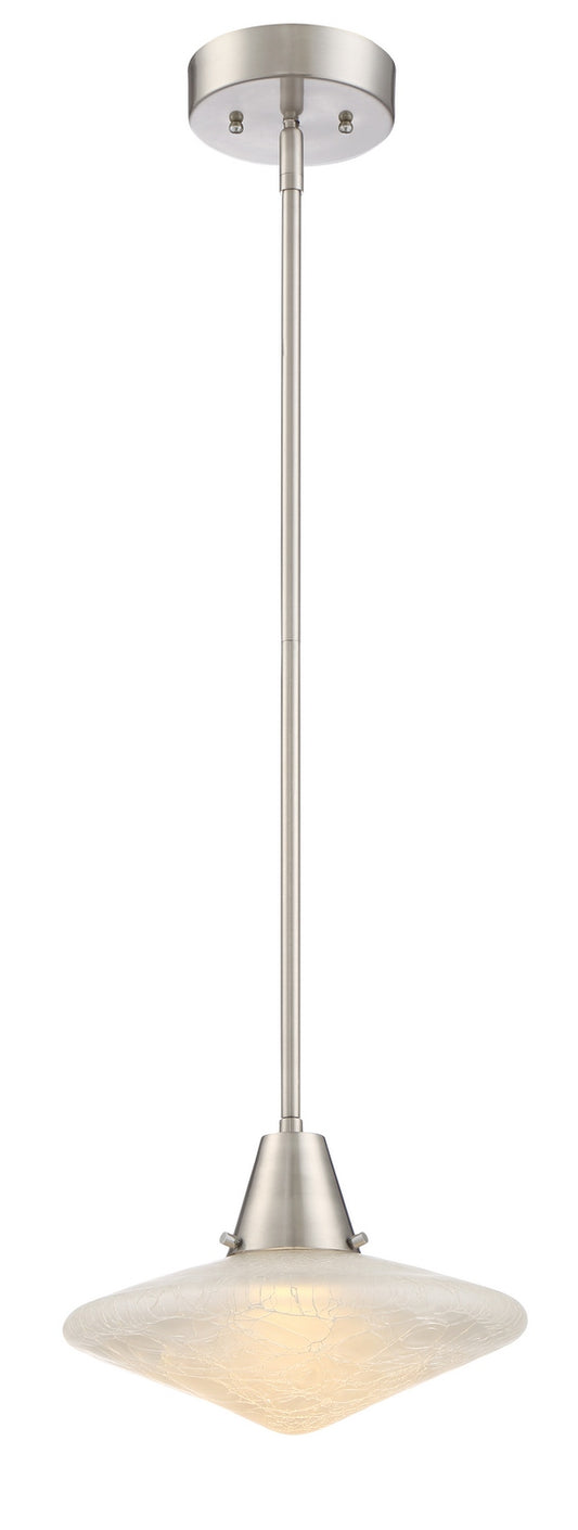 Aida LED Pendant in Satin Platinum