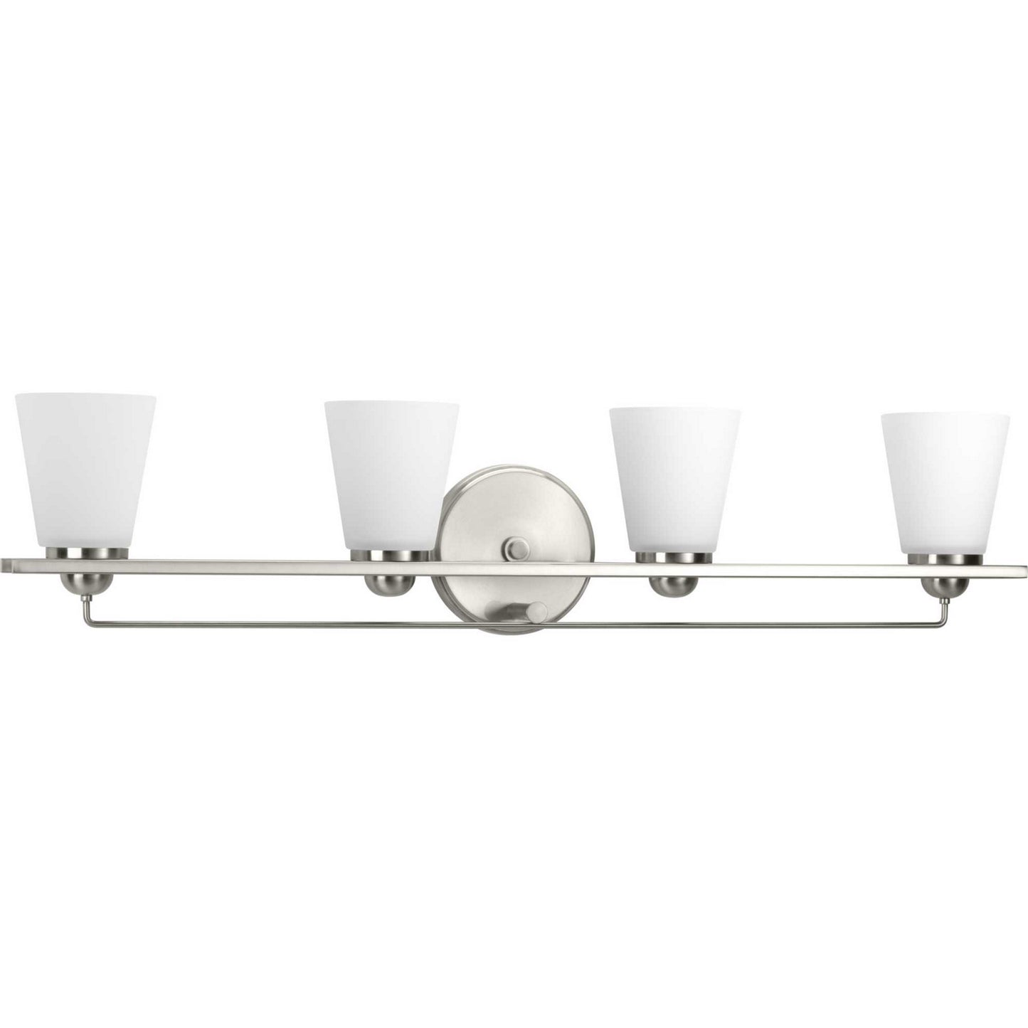 Flight Four Light Bath in Brushed Nickel