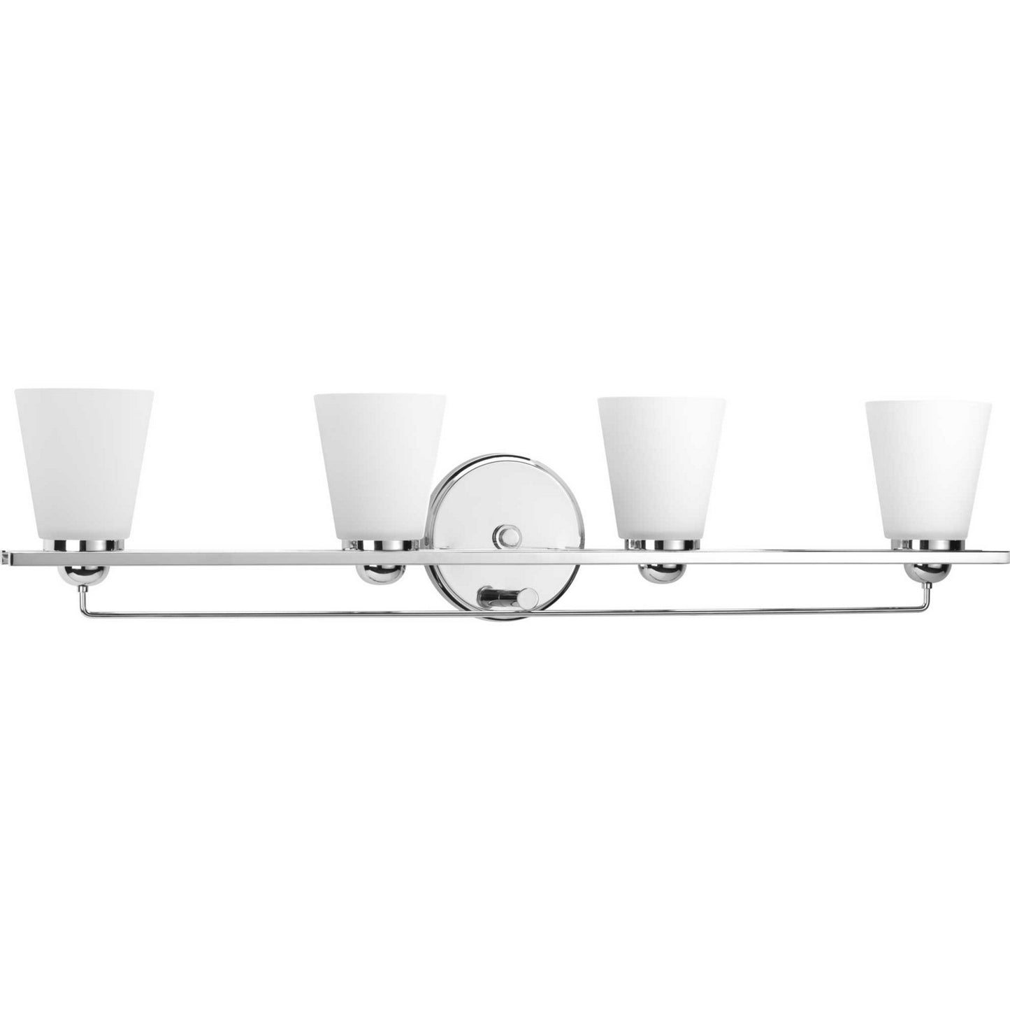 Flight Four Light Bath in Polished Chrome