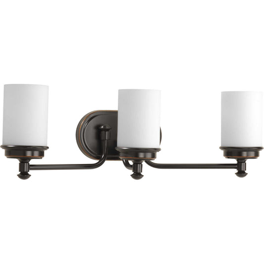 Progress Lighting - P300014-139 - Three Light Bath - Glide - Rubbed Bronze