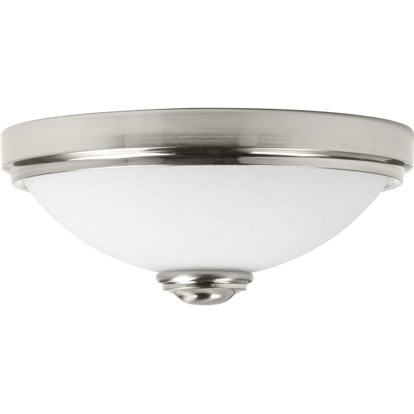 Led Linen LED Flush Mount in Brushed Nickel