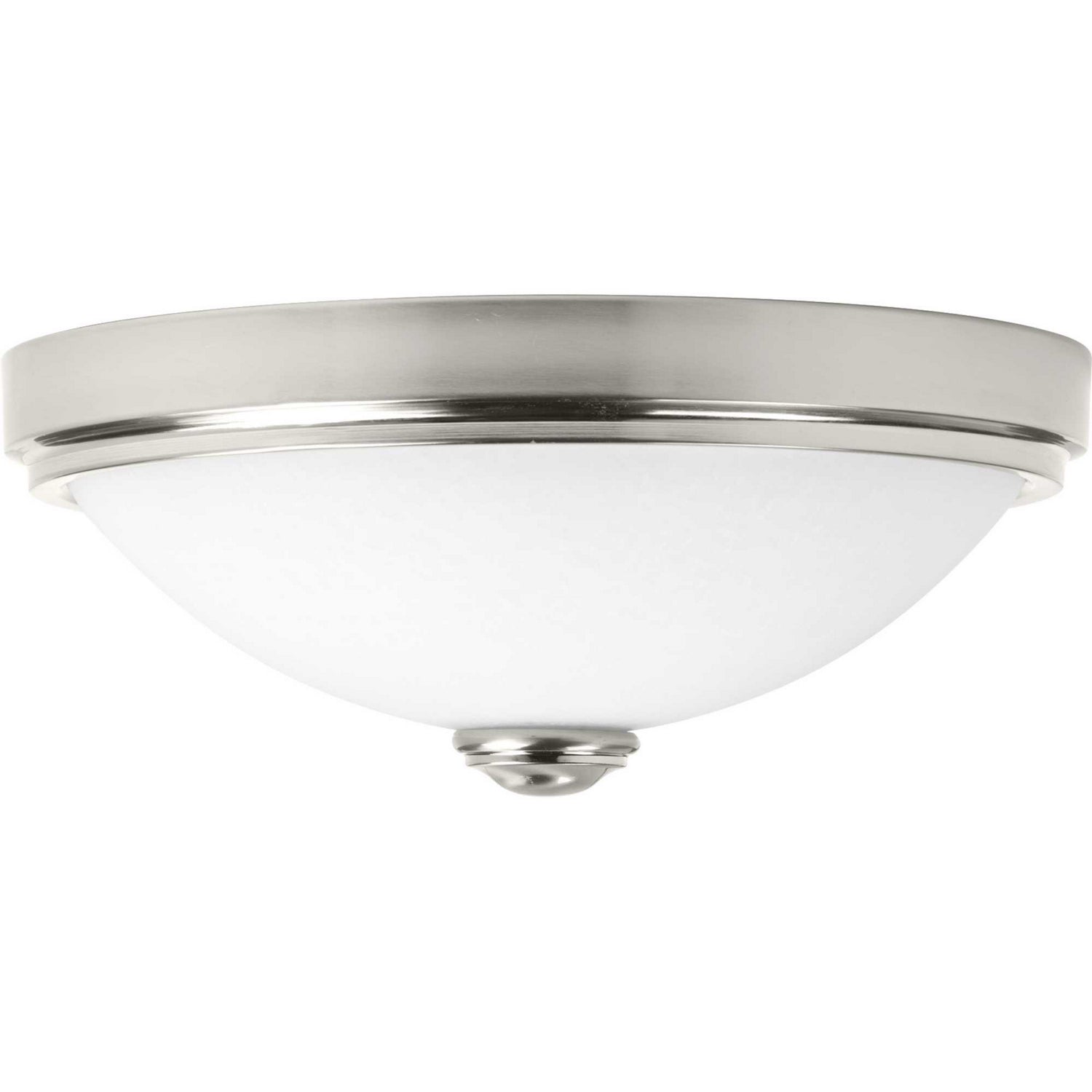 Progress Lighting - P350007-009-30 - LED Flush Mount - LED Linen - Brushed Nickel