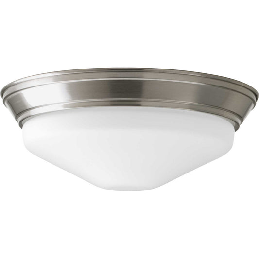 LED Flush - Angled LED Flush Mount in Brushed Nickel