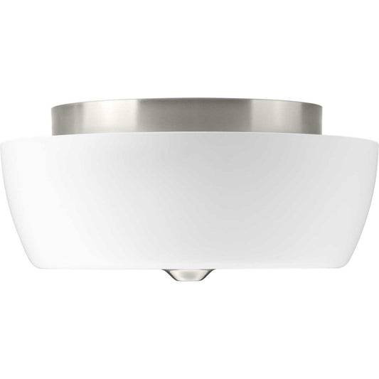 Progress Lighting - P350061-009 - Two Light Flush Mount - Leap - Brushed Nickel