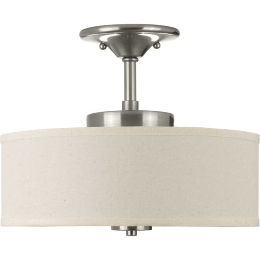Inspire LED LED Semi-Flush Mount in Brushed Nickel