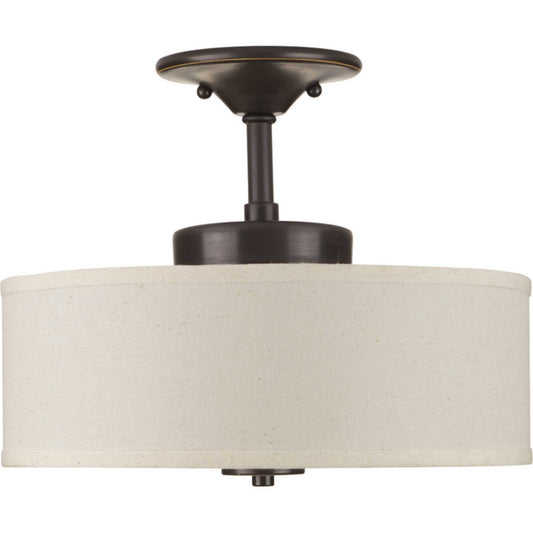 Inspire LED LED Semi-Flush Mount in Antique Bronze