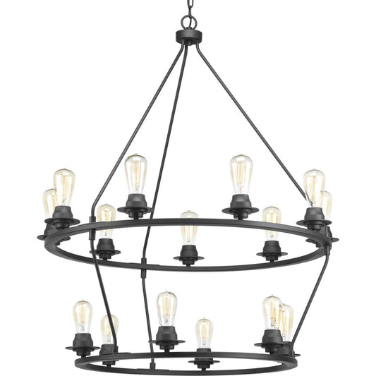 Debut 15 Light Chandelier in Graphite