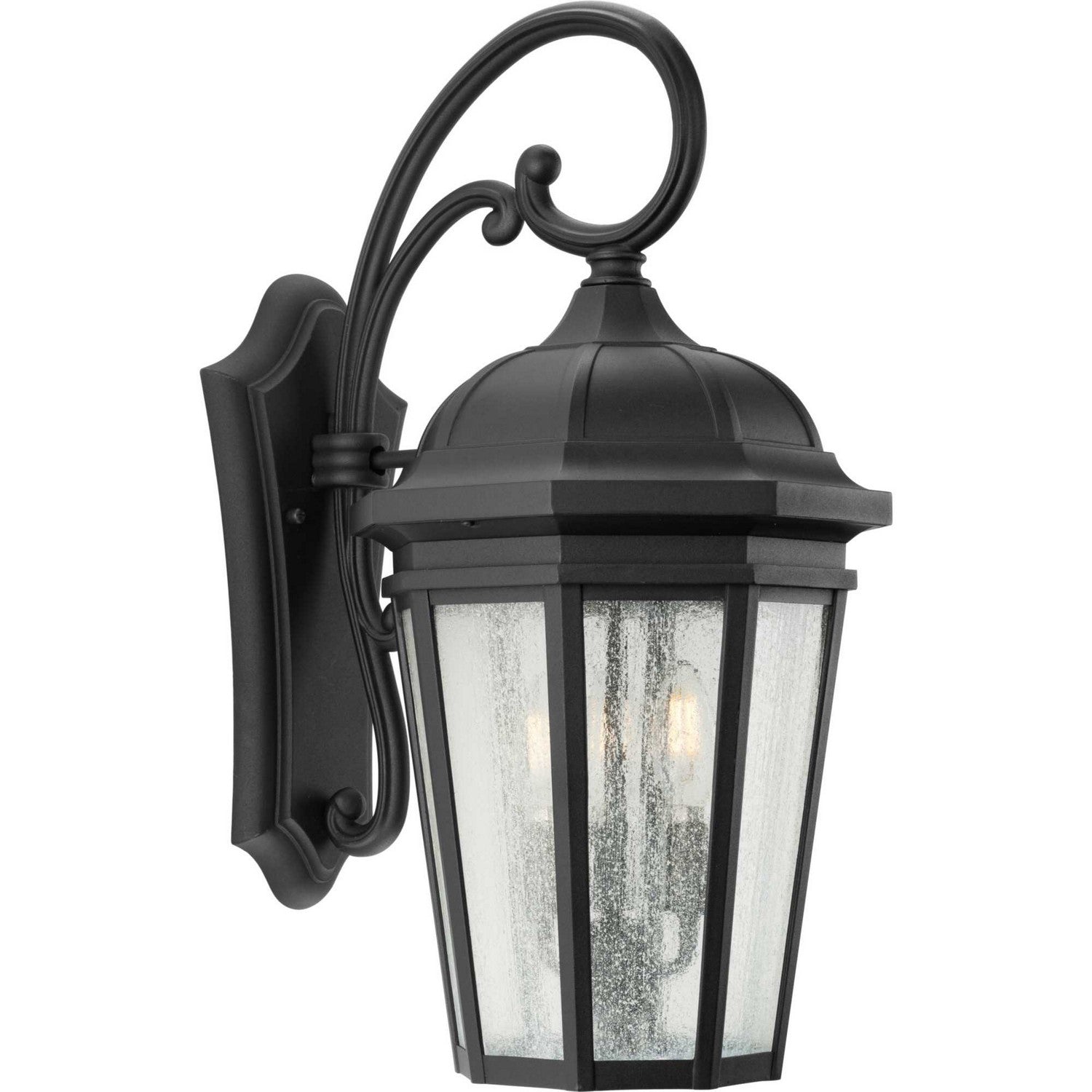 Progress Lighting - P560016-031 - Three Light Large Wall Lantern - Verdae - Black