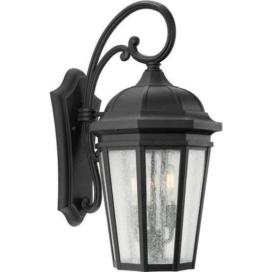 Verdae Three Light Large Wall Lantern in Black