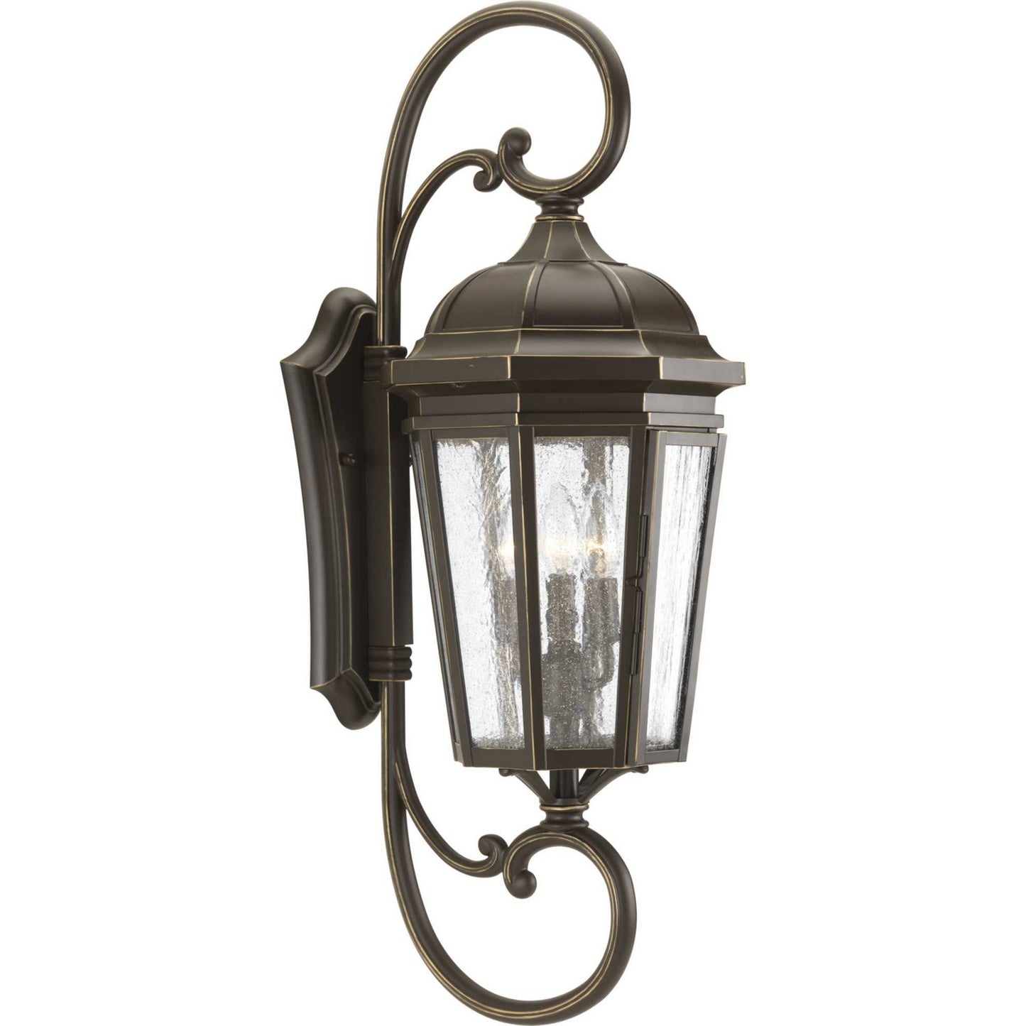 Verdae Three Light Large Wall Lantern in Antique Bronze