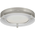 Progress Lighting 7 inch round LED flush mount in Brushed Nickel, P8147-09-30K