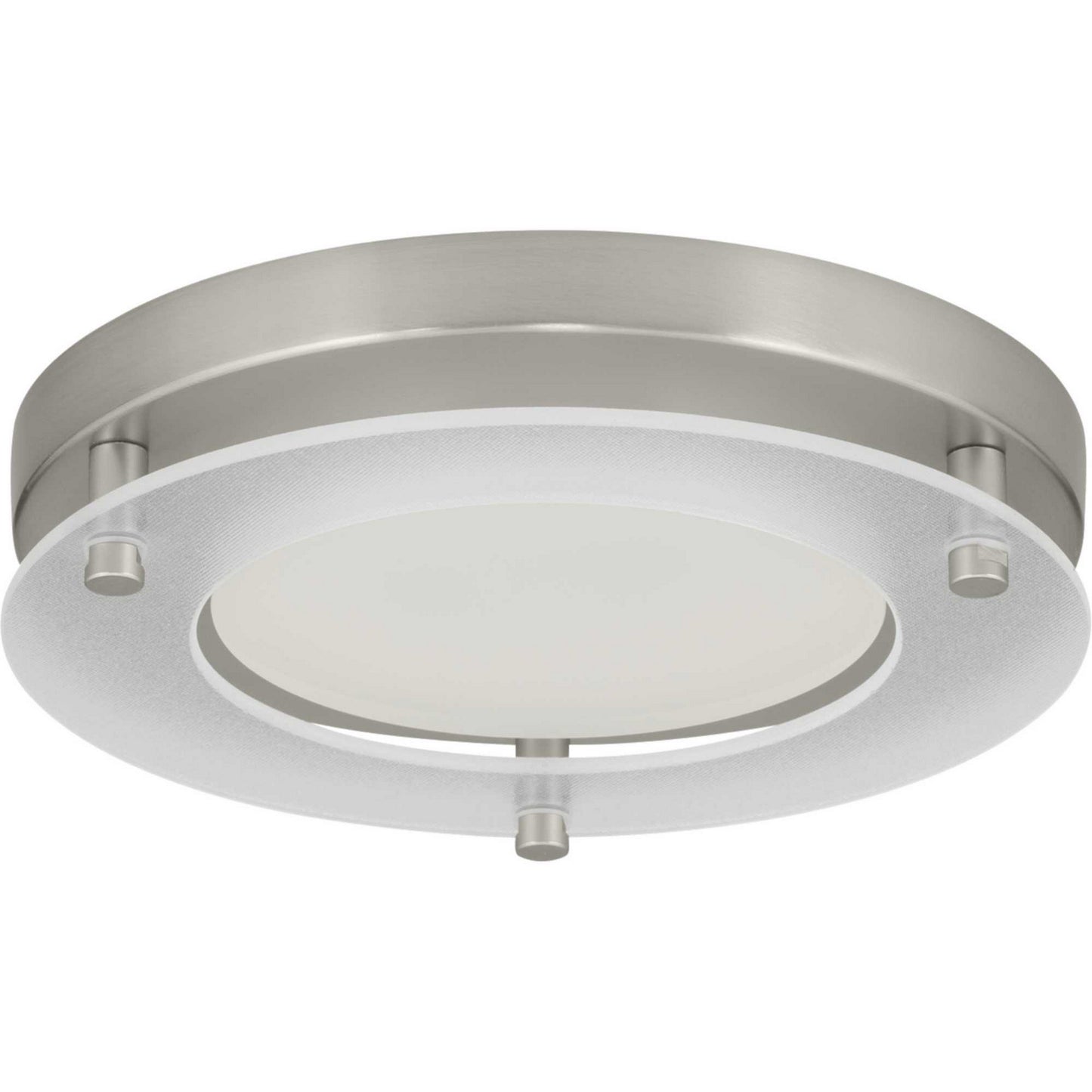 Led Flush Mount LED Flush Mount in Brushed Nickel