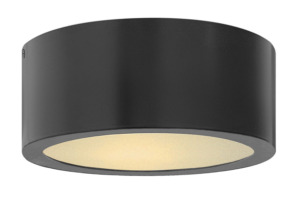 Luna LED Flush Mount in Satin Black