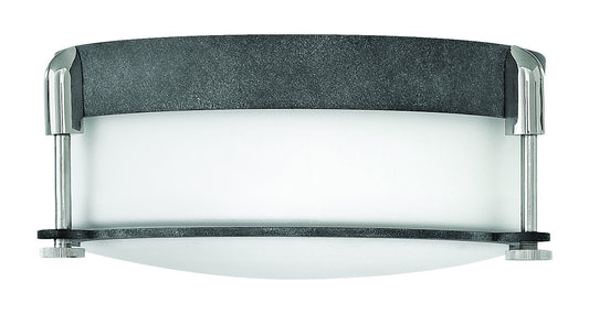 Colbin LED Flush Mount in Aged Zinc