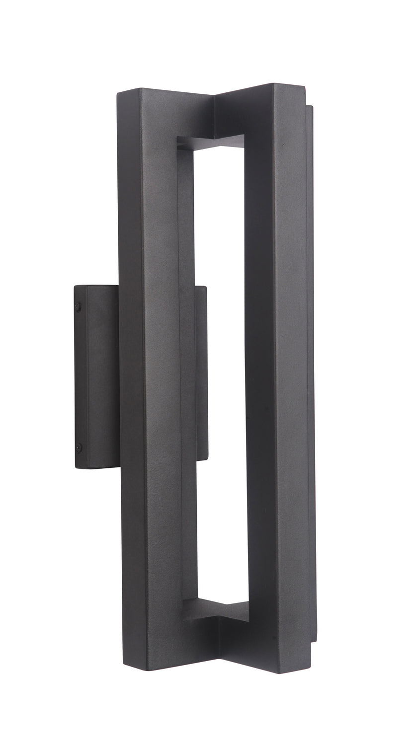 Kai LED Outdoor Wall Lantern in Textured Black