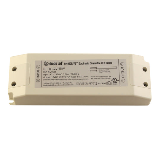 Diode LED - DI-TD-24V-30W - Electronic Dimmable Driver - Omnidrive - White