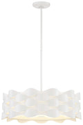 George Kovacs - P1304-655-L - LED Pendant - Coastal Current - Sand White