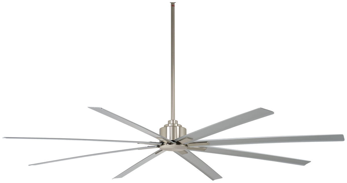 Xtreme H2O 84"Outdoor Ceiling Fan in Brushed Nickel Wet