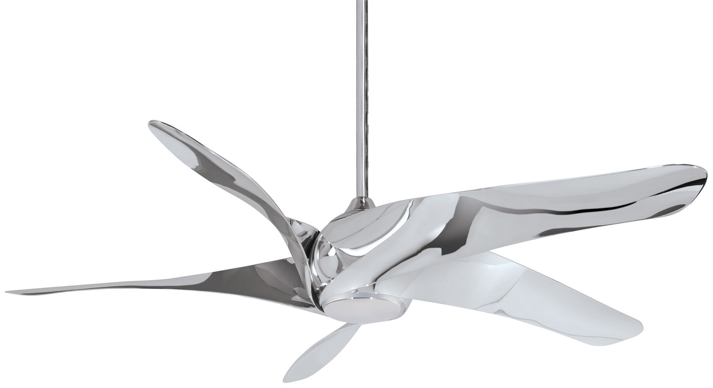 Artemis XL5 LED 62"Ceiling Fan in Liquid Nickel