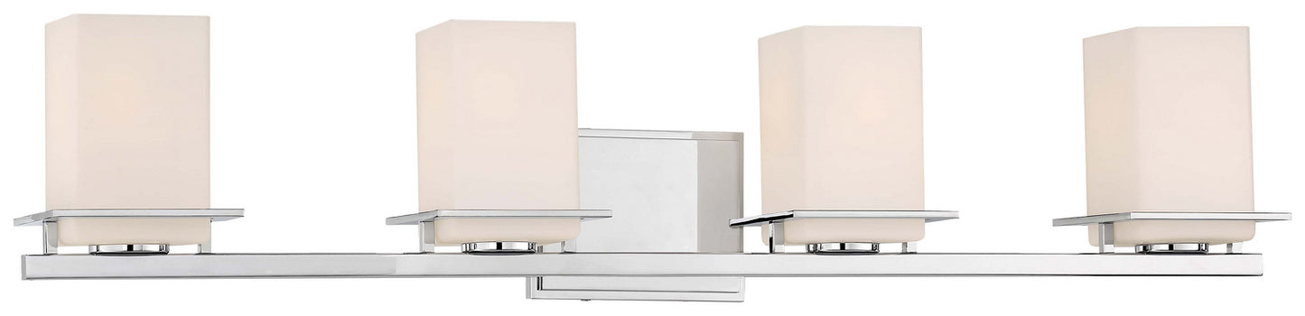 Tournee Bath Four Light Bath in Chrome