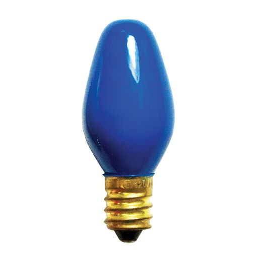 7W C7 CERAMIC BLUE E12 120V