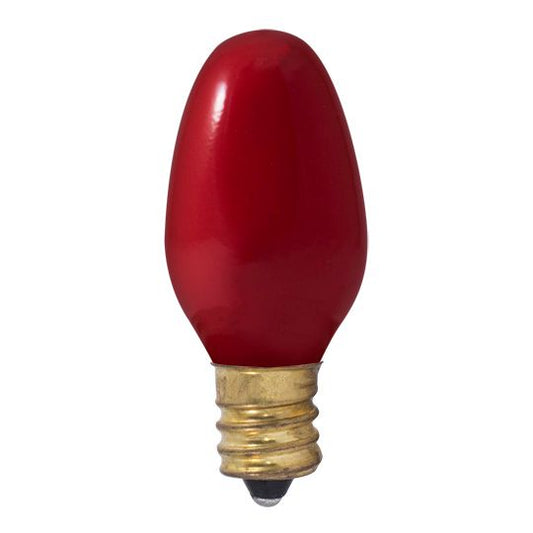 7W C7 CERAMIC RED E12 120V