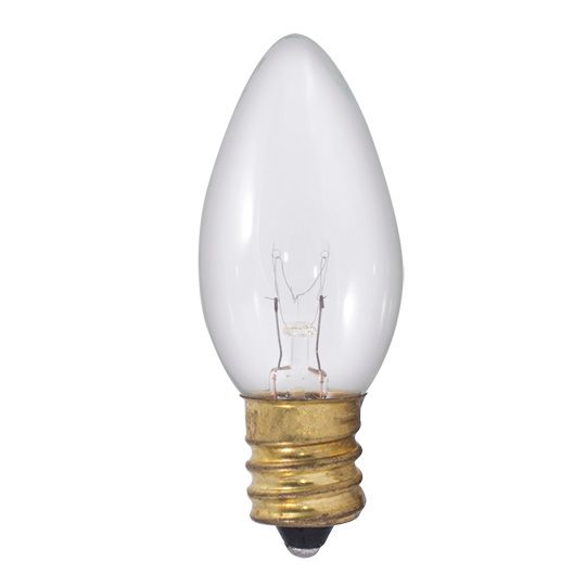 7W C9 CLEAR E17 120V