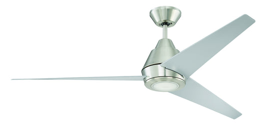 Acadian 56" Ceiling Fan in Brushed Polished Nickel