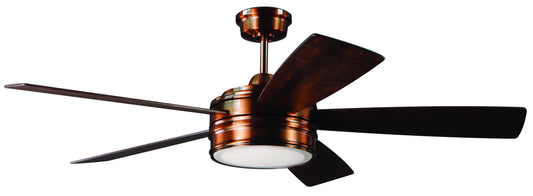 Braxton 52" Ceiling Fan in Brushed Copper